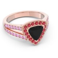 Halo Pave Trillion Tala Ring