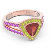 Halo Pave Trillion Tala Ring