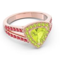 Halo Pave Trillion Tala Ring