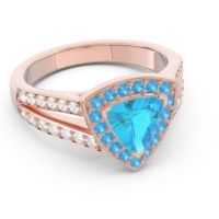 Halo Pave Trillion Tala Ring