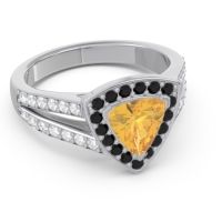 Halo Pave Trillion Tala Ring