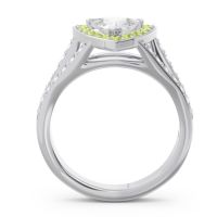 Halo Pave Trillion Tala Ring
