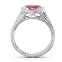 Halo Pave Trillion Tala Ring