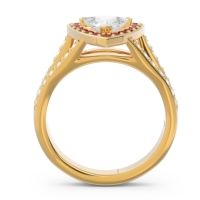 Halo Pave Trillion Tala Ring