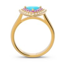 Double Halo Trillion Dvipakalpa Ring