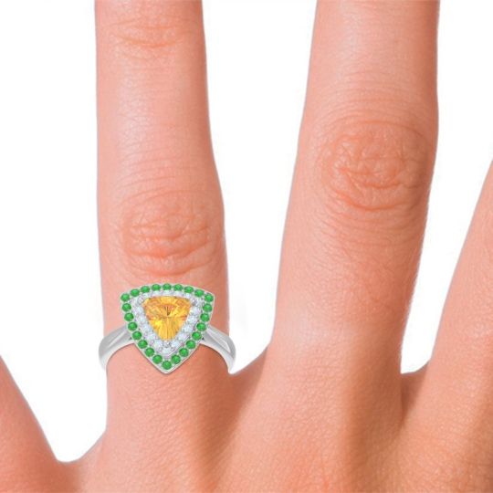 Double Halo Trillion Dvipakalpa Ring
