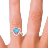 Double Halo Trillion Dvipakalpa Ring