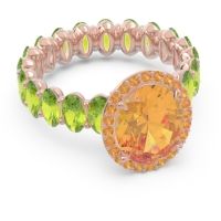 Ornate Halo Oval Rajakula Ring