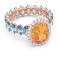 Ornate Halo Oval Rajakula Ring
