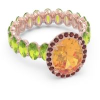 Ornate Halo Oval Rajakula Ring