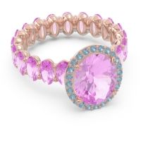 Ornate Halo Oval Rajakula Ring
