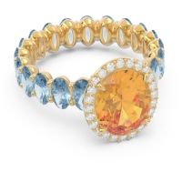 Ornate Halo Oval Rajakula Ring