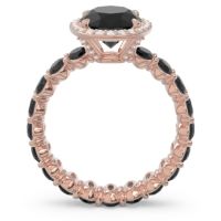Ornate Halo Oval Rajakula Ring
