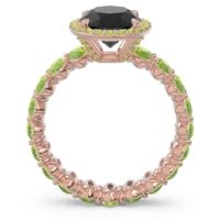 Ornate Halo Oval Rajakula Ring