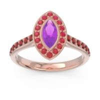 Halo Pave Marquise Pravahana Ring