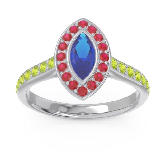 Halo Pave Marquise Pravahana Ring