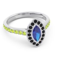 Halo Pave Marquise Pravahana Ring