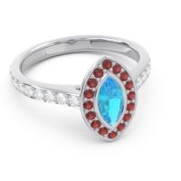 Halo Pave Marquise Pravahana Ring