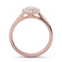 Halo Pave Marquise Pravahana Ring