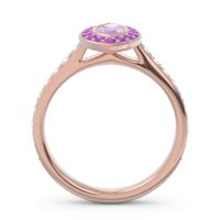 Halo Pave Marquise Pravahana Ring