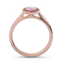 Halo Pave Marquise Pravahana Ring