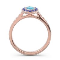 Halo Pave Marquise Pravahana Ring