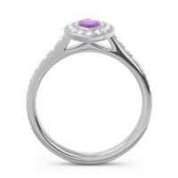 Halo Pave Marquise Pravahana Ring
