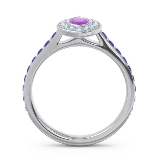 Halo Pave Marquise Pravahana Ring