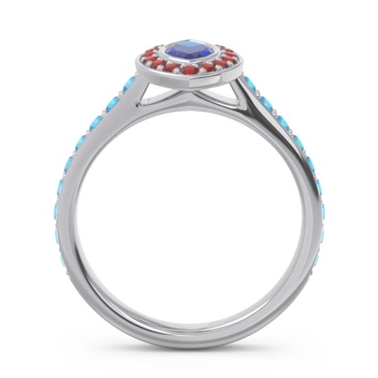 Halo Pave Marquise Pravahana Ring