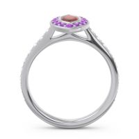 Halo Pave Marquise Pravahana Ring