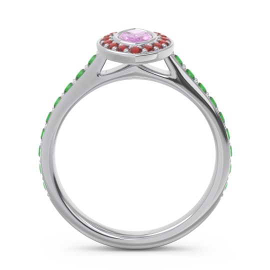 Halo Pave Marquise Pravahana Ring