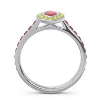 Halo Pave Marquise Pravahana Ring