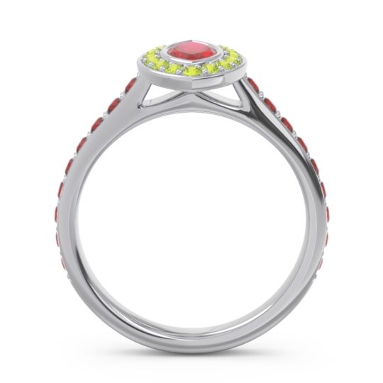 Halo Pave Marquise Pravahana Ring