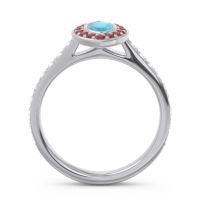 Halo Pave Marquise Pravahana Ring