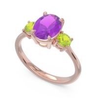 Three Stone Oval Matr Ring