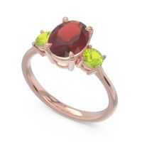Three Stone Oval Matr Ring