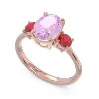 Three Stone Oval Matr Ring