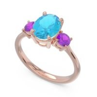 Three Stone Oval Matr Ring