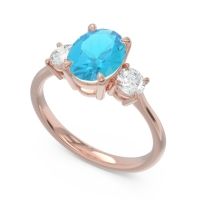 Three Stone Oval Matr Ring