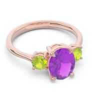 Three Stone Oval Matr Ring