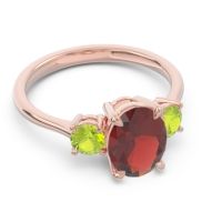 Three Stone Oval Matr Ring