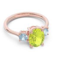 Three Stone Oval Matr Ring