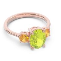 Three Stone Oval Matr Ring