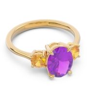 Three Stone Oval Matr Ring