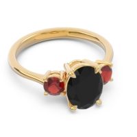 Three Stone Oval Matr Ring