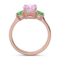 Three Stone Oval Matr Ring