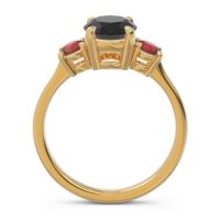 Three Stone Oval Matr Ring