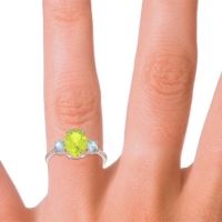 Three Stone Oval Matr Ring