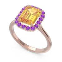 Halo Octagon Dasi Ring