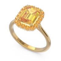 Halo Octagon Dasi Ring